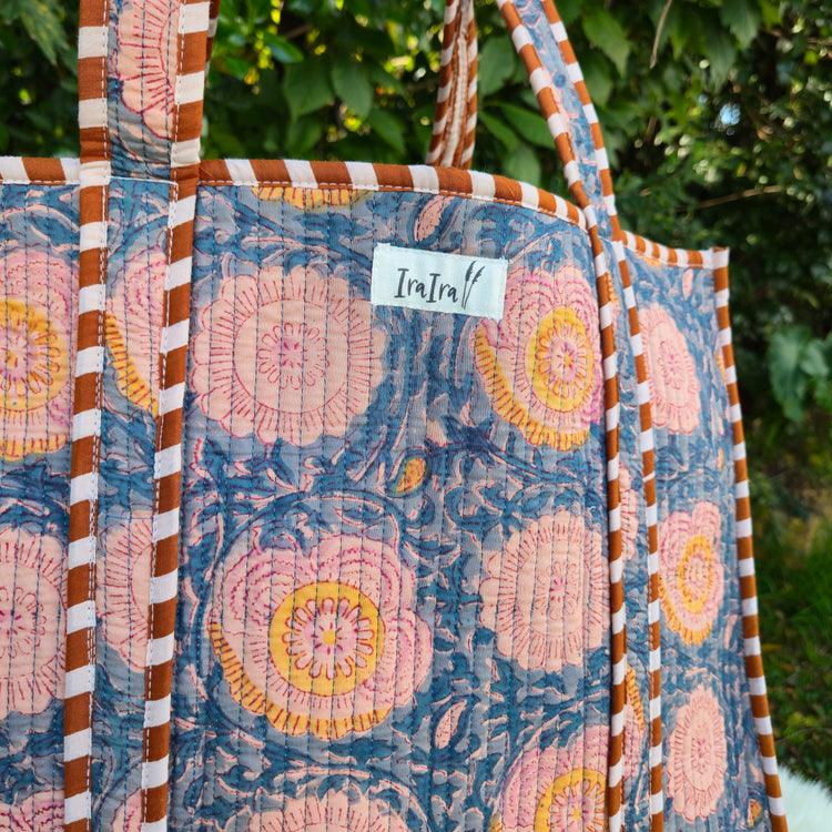 Reversible 100% Cotton Tote Bag