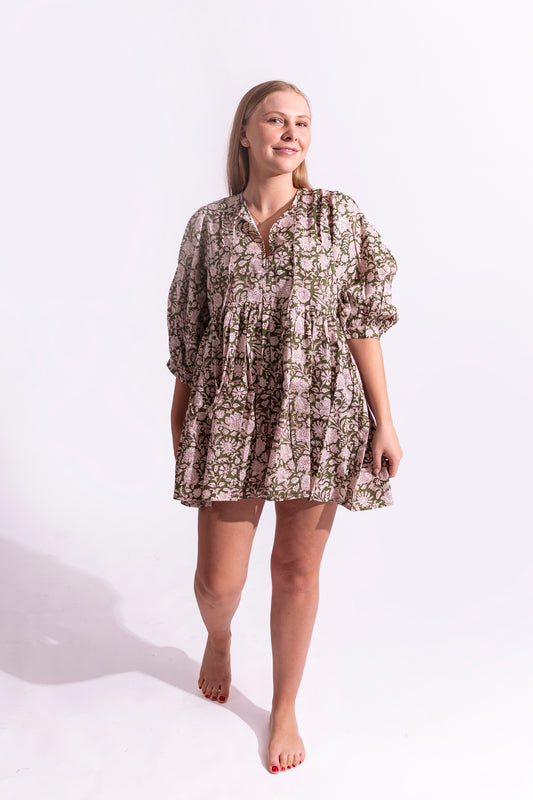 Cotton Olivia Dress - Mini