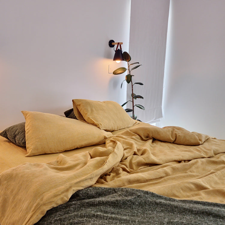 Chrome Linen Flatsheet Set