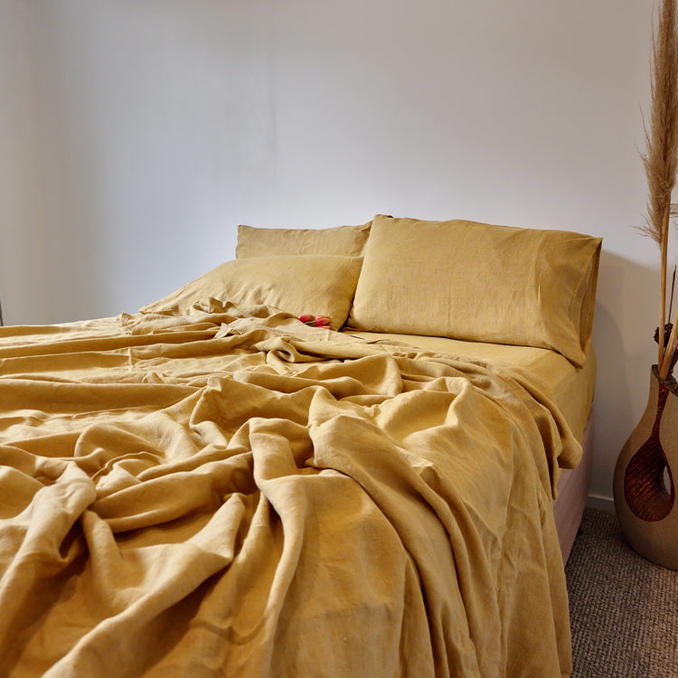 Chrome Linen Flatsheet Set