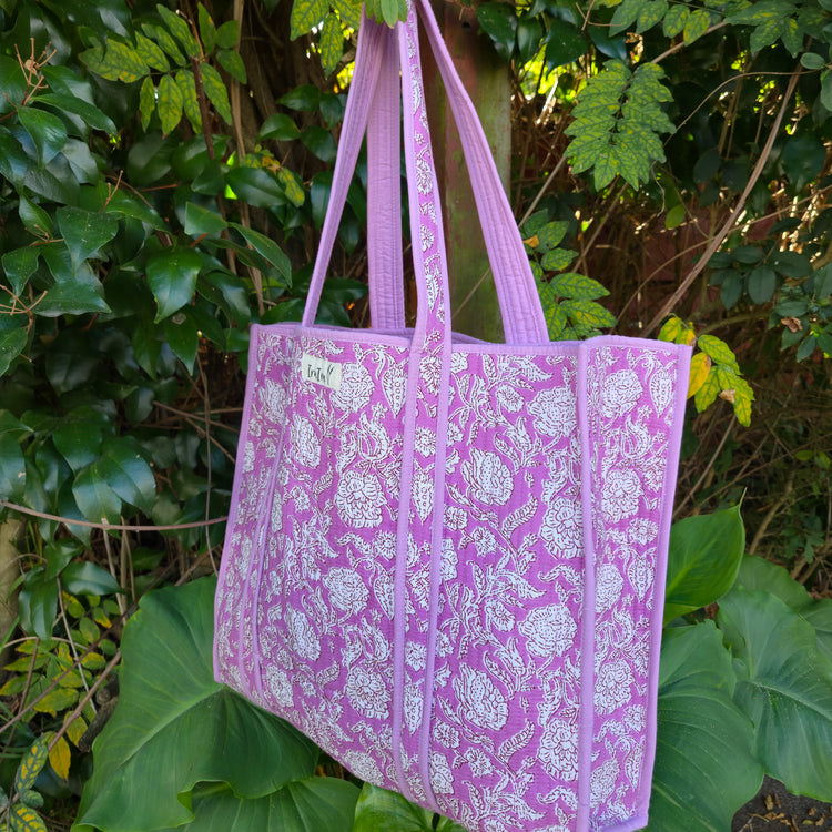 Reversible 100% Cotton Tote Bag
