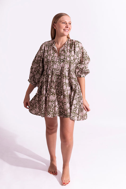 Cotton Olivia Dress - Mini