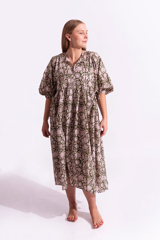 Cotton Olivia Dress - Maxi