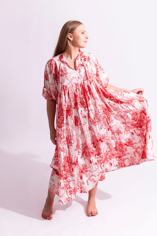 Cotton Amore Dress - Maxi