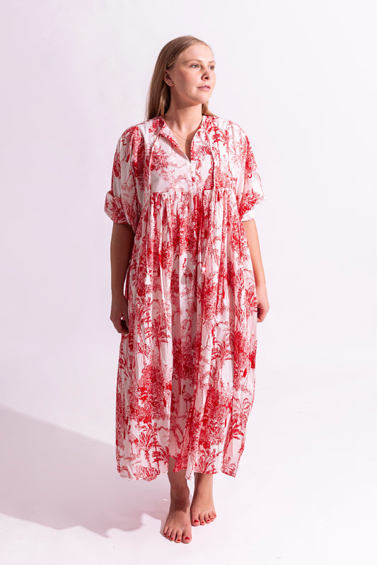 Cotton Amore Dress - Maxi