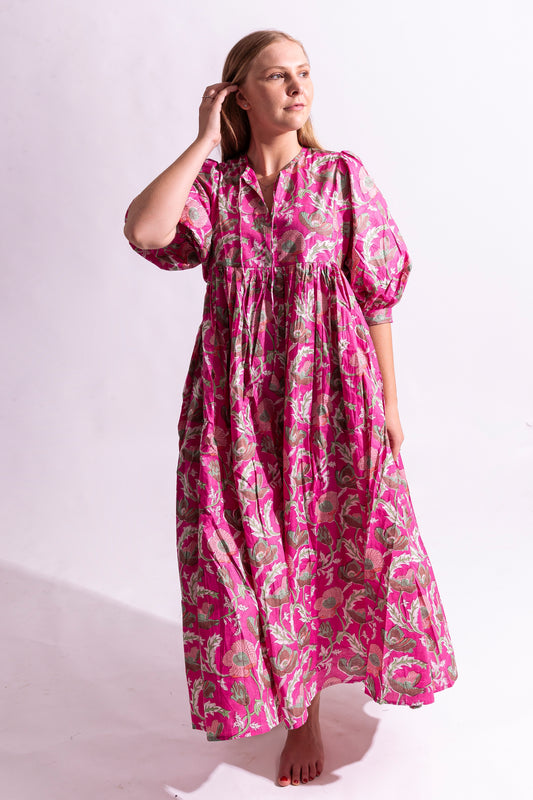 Cotton Calista Dress - Maxi