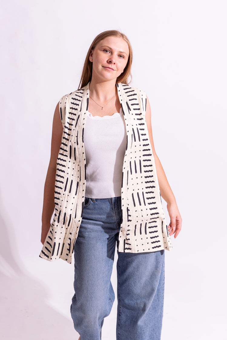 Cotton Quilted Anavila Vest