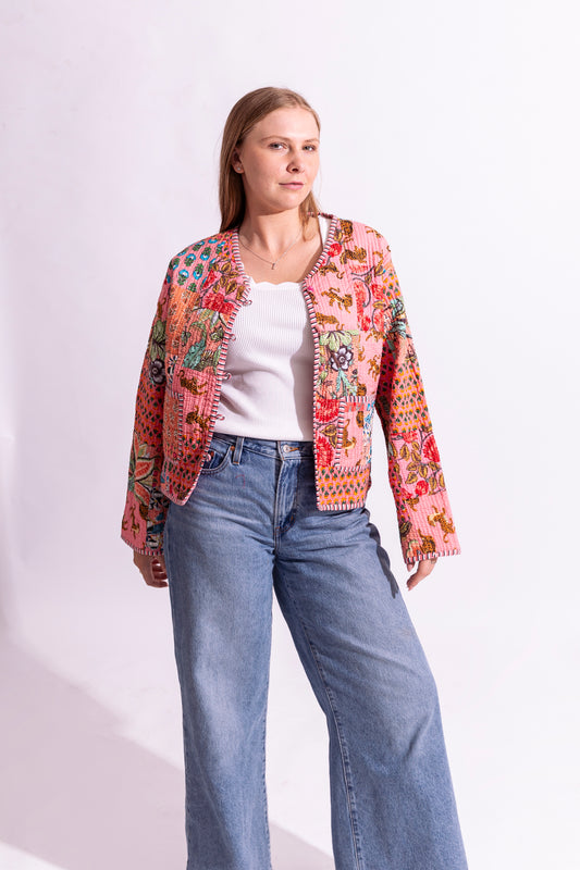Cotton Quilted Reversible Jacket