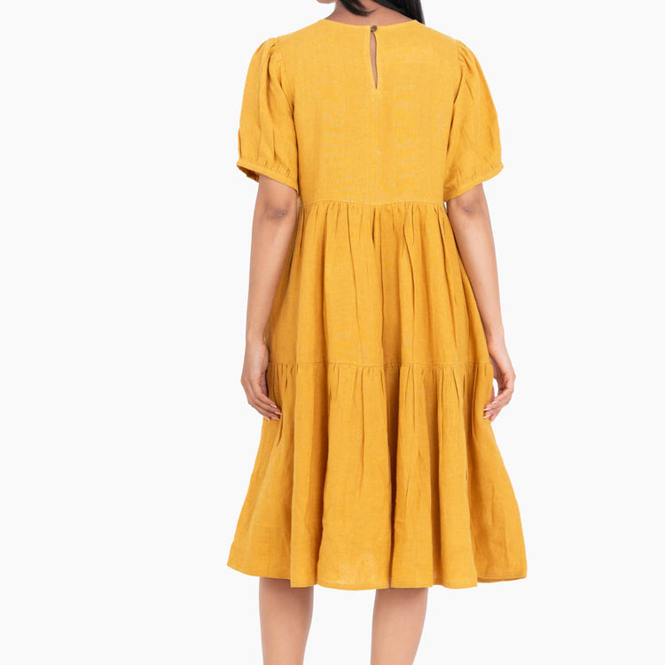 Linen Ember Dress