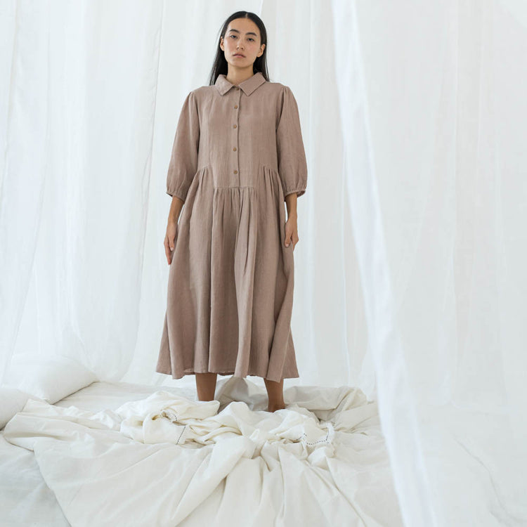 Linen Whisper Dress