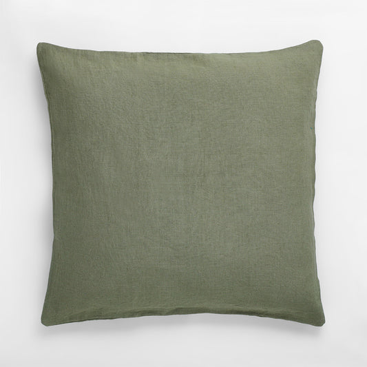 Linen Olive Euro Cushion Cover