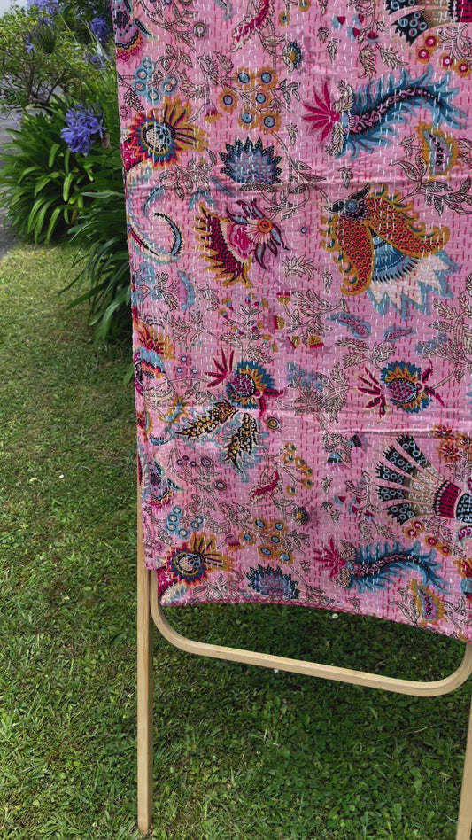 Amara Hand-stitched Cotton Bedspread